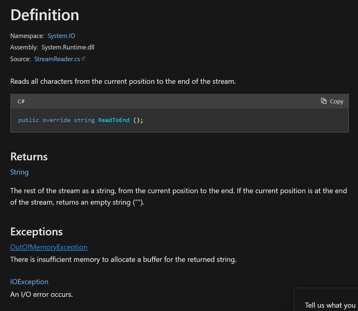 Official Documentation